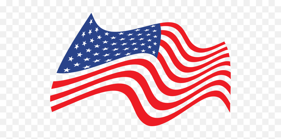 Waving Flag Of The United States Of America - Flag Of The Emoji,Waving American Flag Png