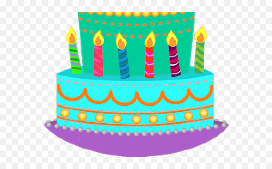 Birthday Cake Clipart Candle - Transparent Background Birthday Cake Clipart Transparent Background Emoji,Cake Clipart