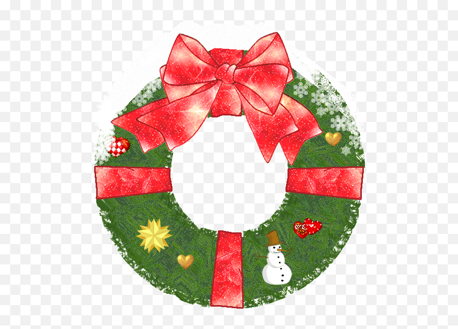Filechristmas Wreath Variation Snowpng - Wikimedia Commons For Holiday Emoji,Snow Png