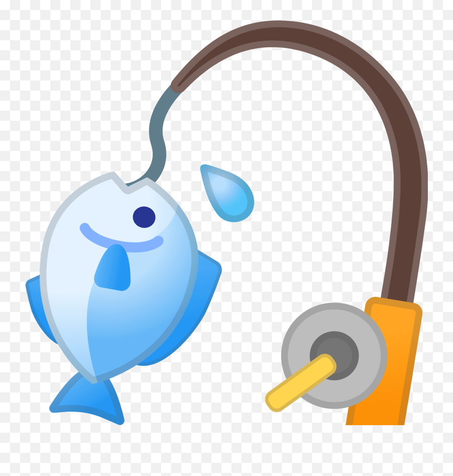 Fishing Pole Emoji Clipart Free Download Transparent Png - Caught Fish Emoji,Fishing Pole Clipart