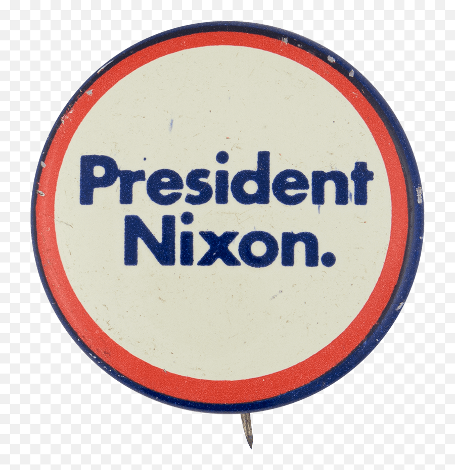 President Nixon Blue Text Busy Beaver Button Museum Emoji,Richard Nixon Png