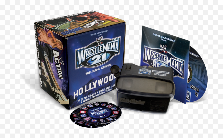 Wrestlemania 21 3d View - Master Marketing Kit Steve Castro Wrestlemania 21 Dvd Emoji,Wrestlemania Logo