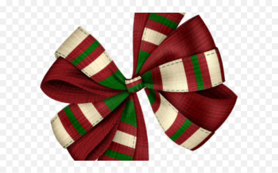 Christmas Ribbon Clipart Plaid Christmas Bow - Lazos Plaid Christmas Bow Clipart Emoji,Christmas Bow Clipart
