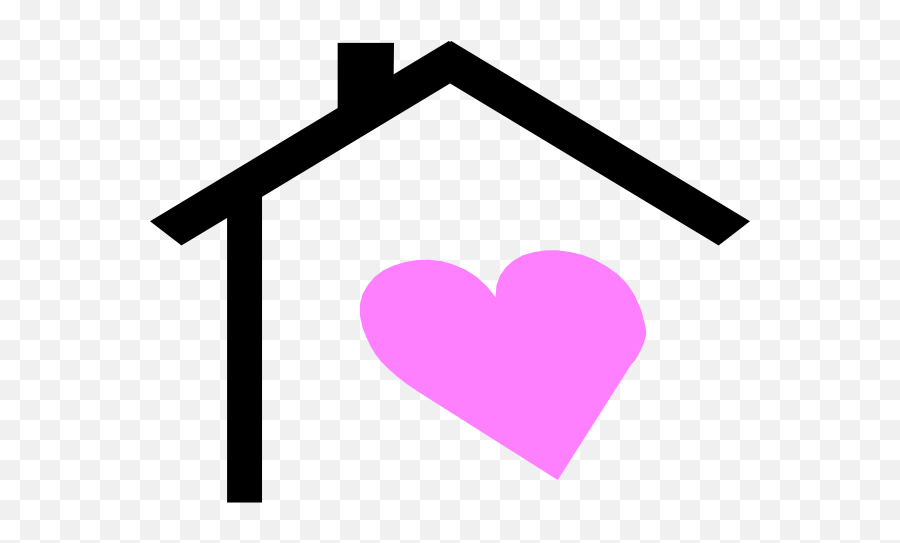 How To Set Use House Roof And Heart Clipart - House Roof Girly Emoji,Roof Clipart