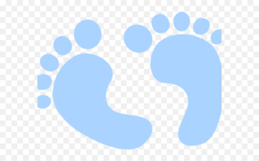 Baby Footprints Clipart - Baby Feet White Png Emoji,Footprints Clipart