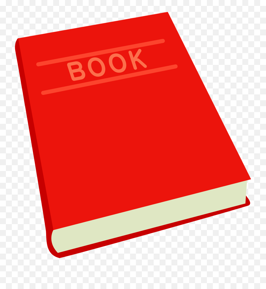 Red Hardcover Book Clipart Emoji,Book Clipart