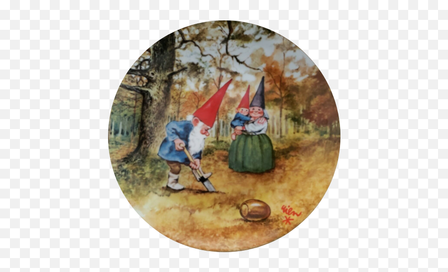 Rien Poortvliet And Wil Huygen - Rien Poortvliet Art Gnomes Emoji,Gnome Meme Png