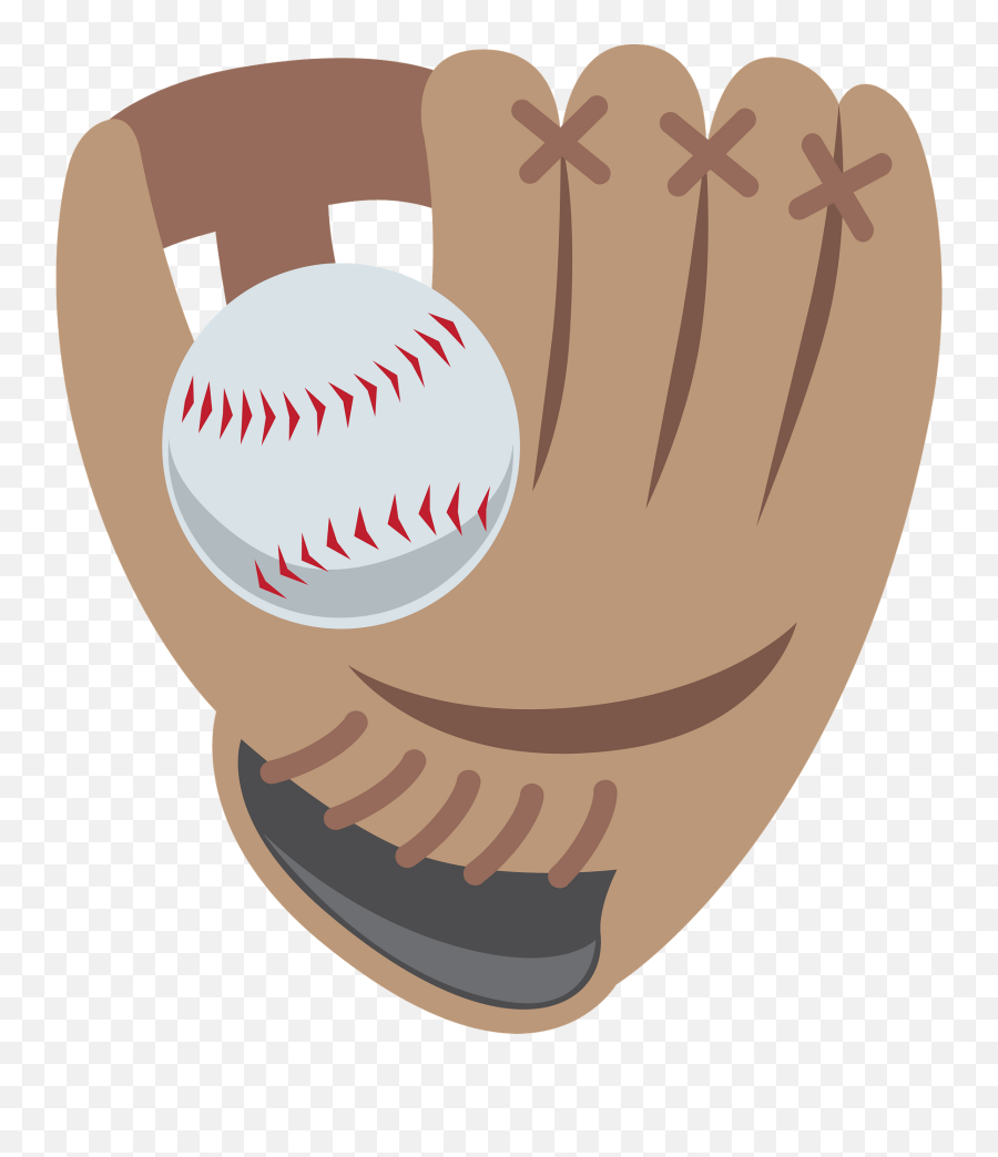 Baseball Glove Clipart - Baseball Protective Gear Emoji,Baseball Glove Clipart
