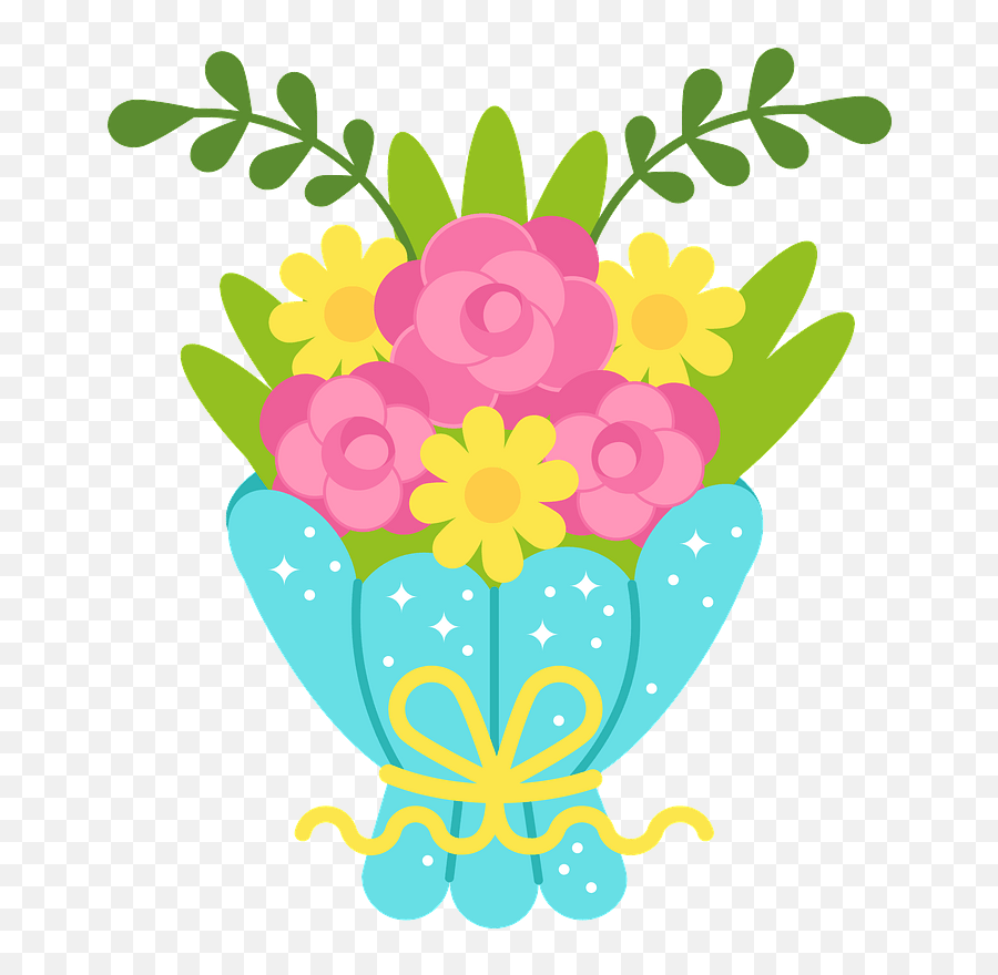 Flowers Bouquet Clipart - Flower Bouquet Clipart Emoji,Flower Bouquet Clipart