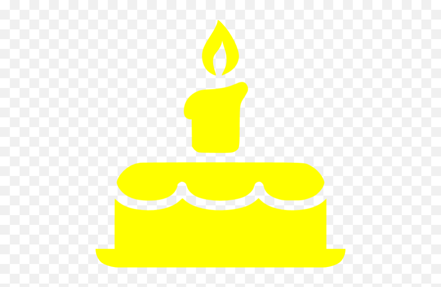 Yellow Birthday Cake Icon - Icon Cake Gold Png Emoji,Birthday Logo