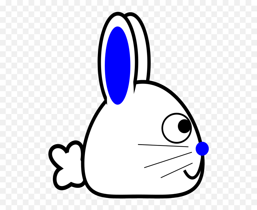 Free Clip Art Spring Bunny 3 By Dimalique - Cartoon Bunny Side View Emoji,Spring Clipart Free