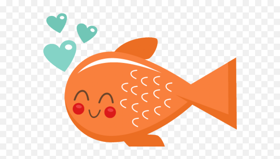 Ms - Cute Fish Clipart Emoji,Fish Clipart
