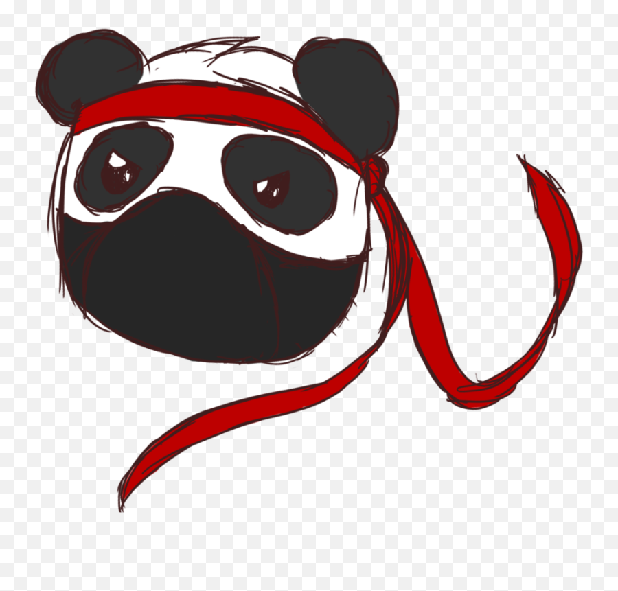 Panda For My Espn Fantasy Football League Team Logo Panda - Ninja Panda Emoji,Fantasy Football League Logo