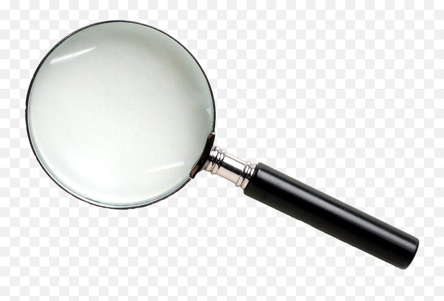 Magnifying Glass With Black Handle - Transparent Background Magnifying Glass Transparent Emoji,Lupa Png