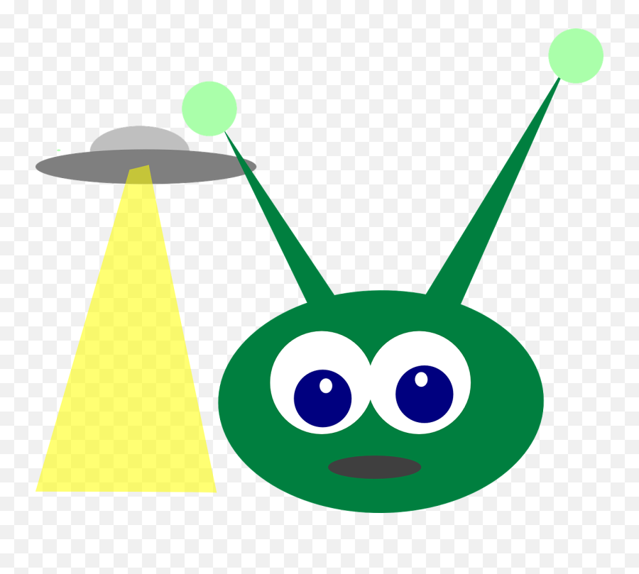 Alien Ufo Clipart - Antenna Alien Cute Gif Emoji,Alien Clipart