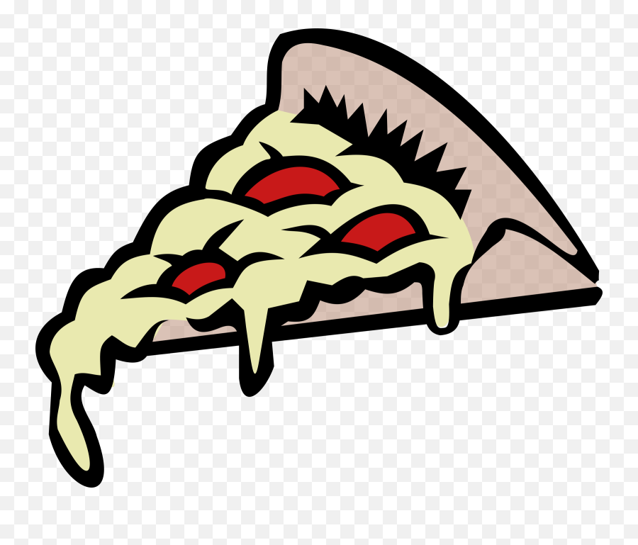 Pizza Black And White Pizza Clipart Free Hostted - Wikiclipart Pizza Slice Vector Emoji,Pizza Clipart