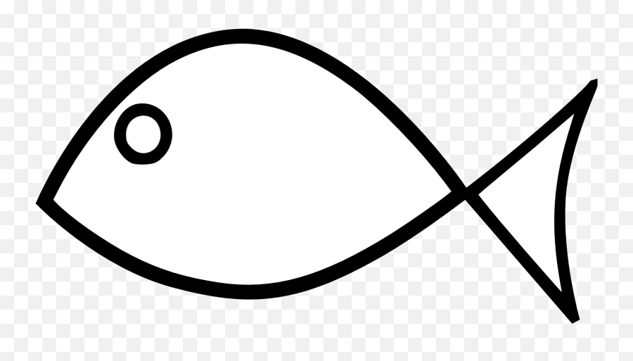 Library Of Black And White Clip Free Stock Of Fish Png Files - Fish Line Drawing Emoji,Black And White Clipart