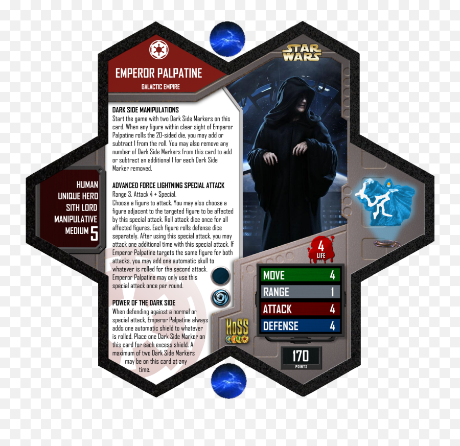 The Holocron Of Emperor Palpatine - Darth Vader Heroscape Card Emoji,Palpatine Png