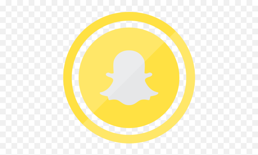 Snapchat Clipart Tumblr Logo - Snapchat Logo 500x500 Png Dot Emoji,Snapchat Logo