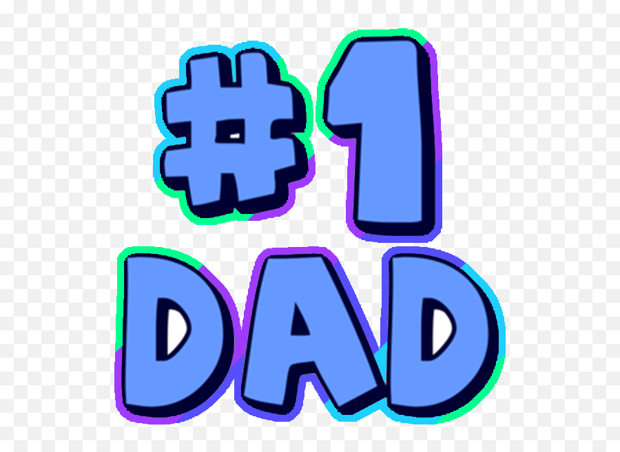 Clip Transparent Fathers Dad Sticker By - Fathers Day Gif Png Emoji,Fathers Day Clipart