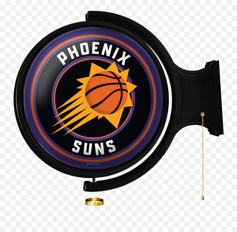 Phoenix Suns Original Round Rotating Lighted Wall Sign In Emoji,Suns Logo Png