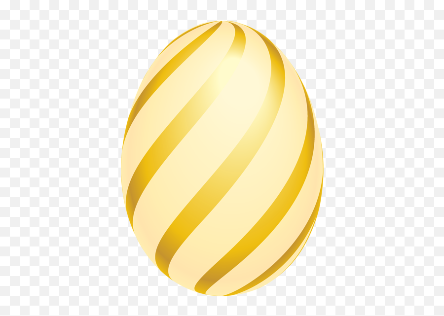 Easter Golden Striped Egg Png Clipart Picture Golden Egg - Easter Egg Clipart Gold Emoji,Easter Egg Png