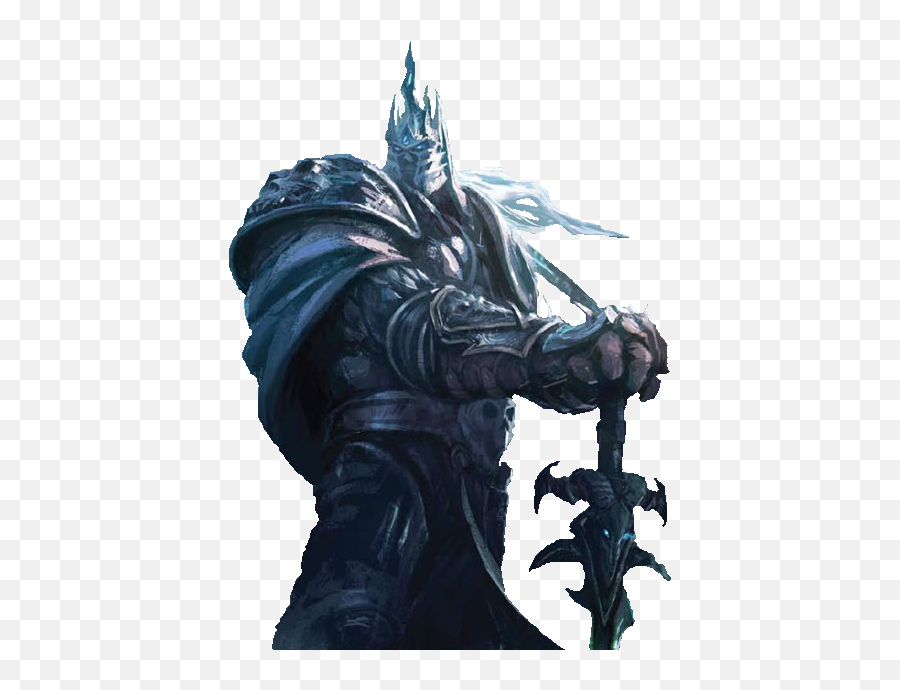 Lich King Png Clipart Black And White Library - Wow Lich Emoji,World Of Warcraft Clipart
