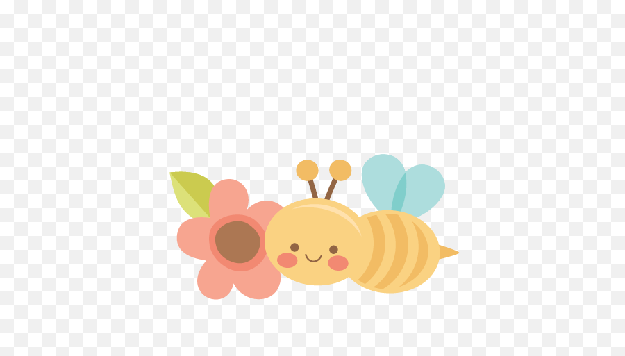 Bee Svg Cuts Scrapbook Cut File Cute Clipart Files For Emoji,Cute Bugs Clipart