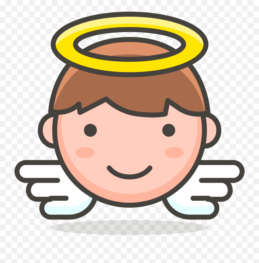 File211 - Babyangel2svg Wikimedia Commons Emoji,Baby Angel Png