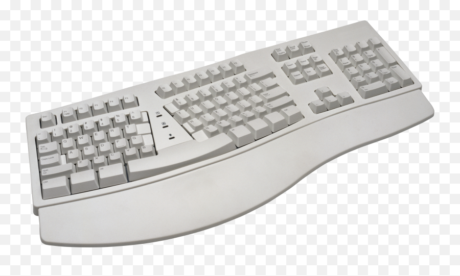 Ergonomic Keyboard Transparent Png - White Keyboard Png Emoji,Keyboard Png