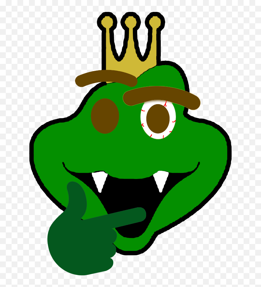 Kingkroolthink - Discord Emoji King K Rool Thinking Emoji,Thinking Emoji Transparent
