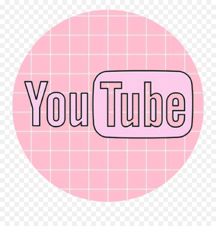 Youtube Tests Sticker - Pink Emoji,Aesthetic Youtube Logo