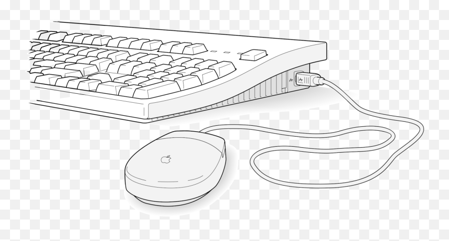 Computer Keyboard Computer Mouse Mouse - Keyboard And Mouse Vector Png Emoji,Keyboard Clipart