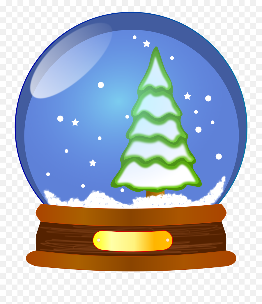 Snow - Snowglobe Clipart Emoji,Globe Clipart