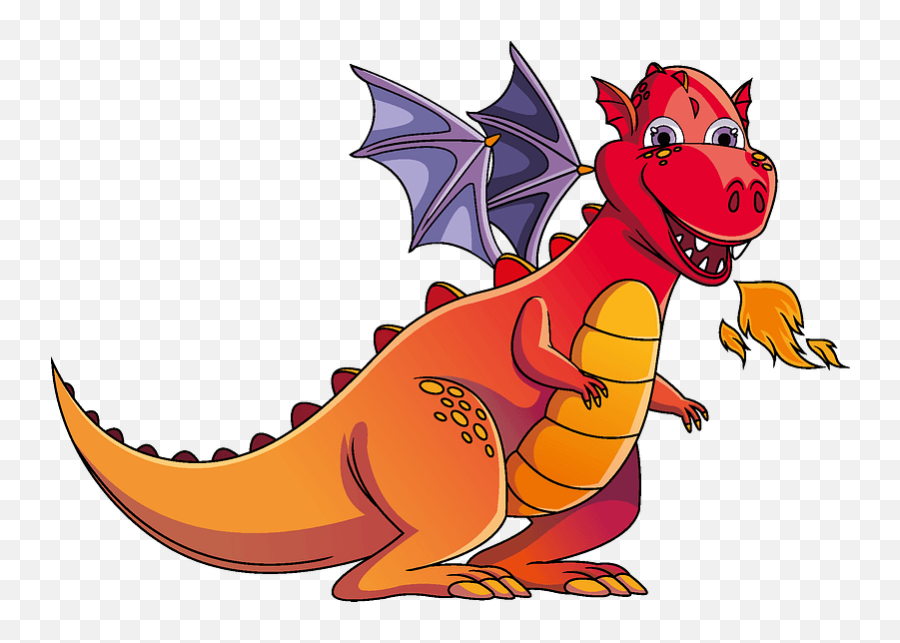 Dragon Clipart - Fairies And Dragons Clipart Emoji,Dragon Clipart