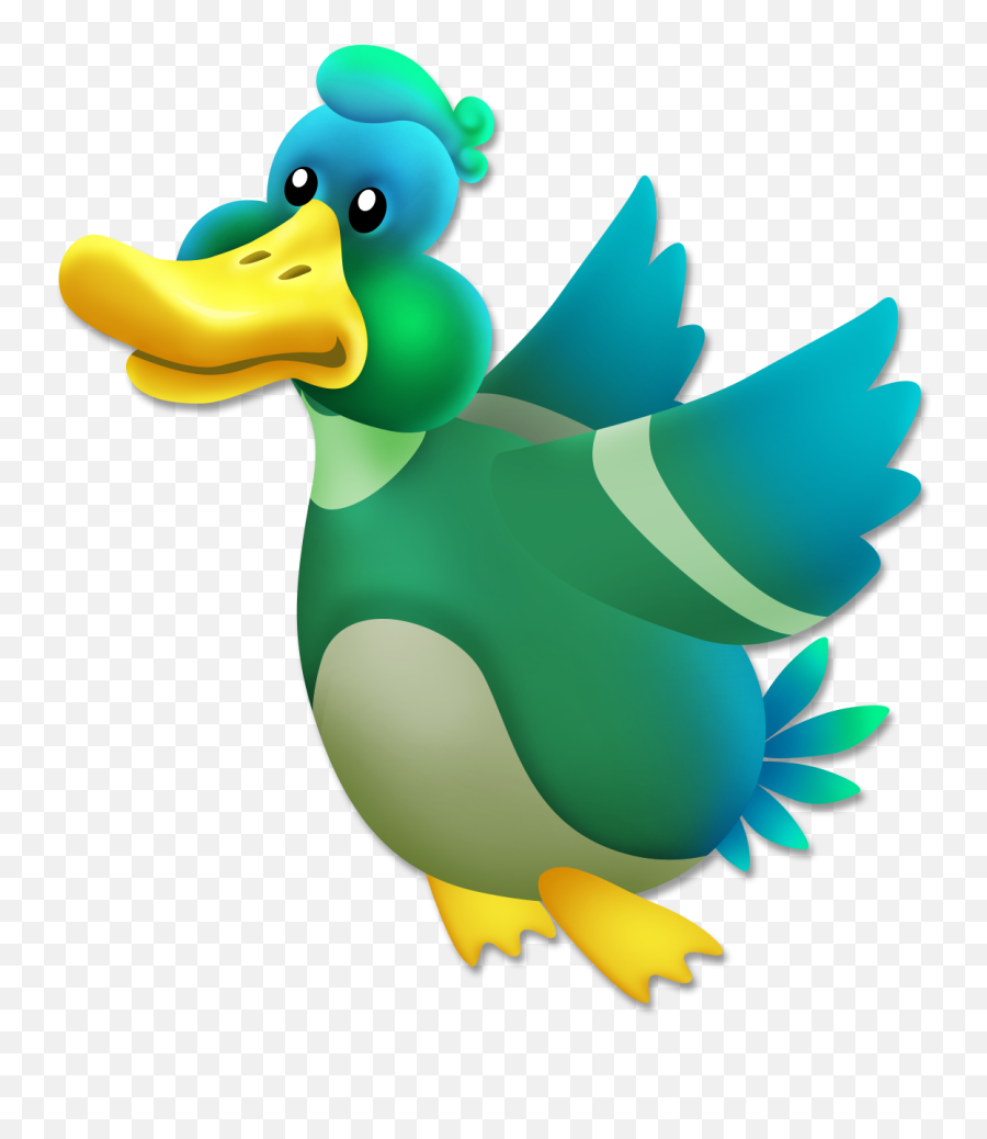 Duck Flying - Hay Day Duck 1330x1330 Png Clipart Download Hay Day Png Emoji,Hay Clipart