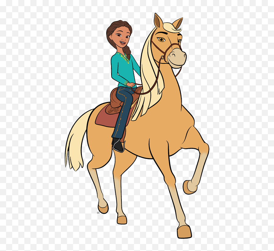 Download And Share Clipart About Lucky Riding Spirit Spirit - Pru E Chica Linda Emoji,Mustang Clipart