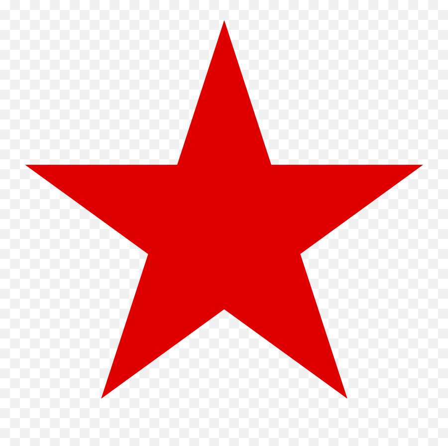 Red Star Logo Png Transparent Svg - Red Star Clipart Emoji,Star Logo