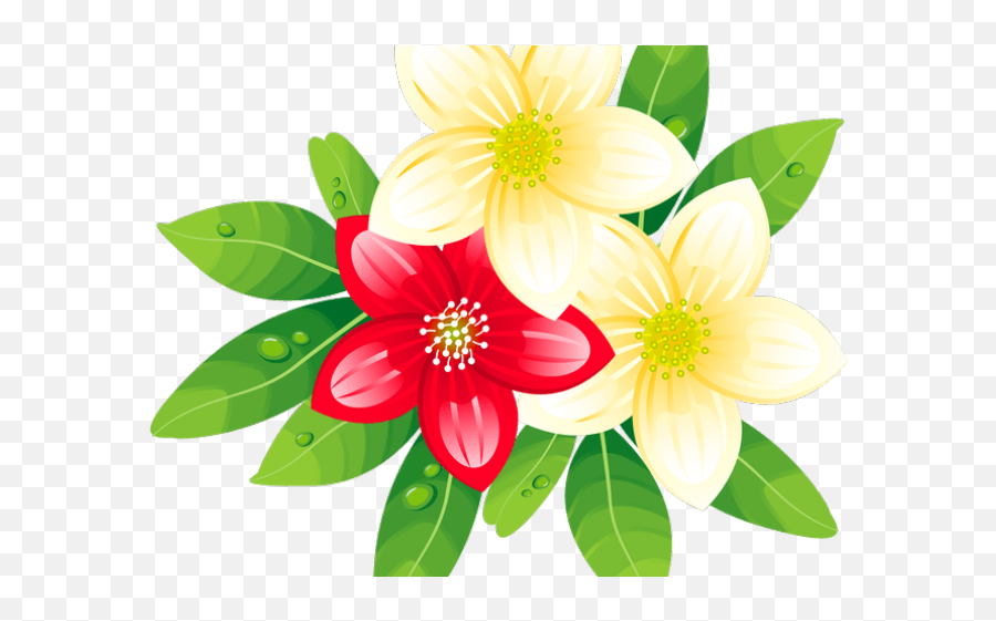 Tropical Flower Png - Flower Tropical Clipart Emoji,Tropical Clipart