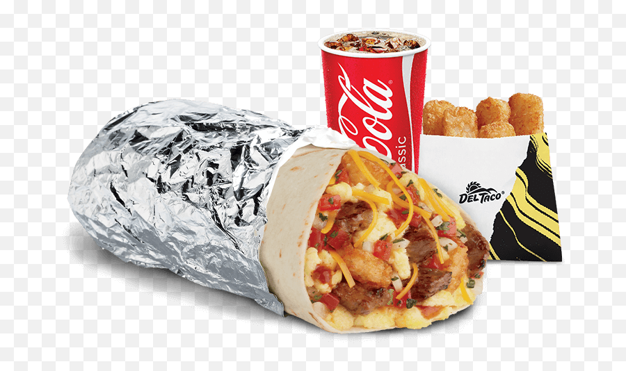 9 Best Fast Food Breakfast Burritos - Del Taco Breakfast Burrito Emoji,Burrito Png