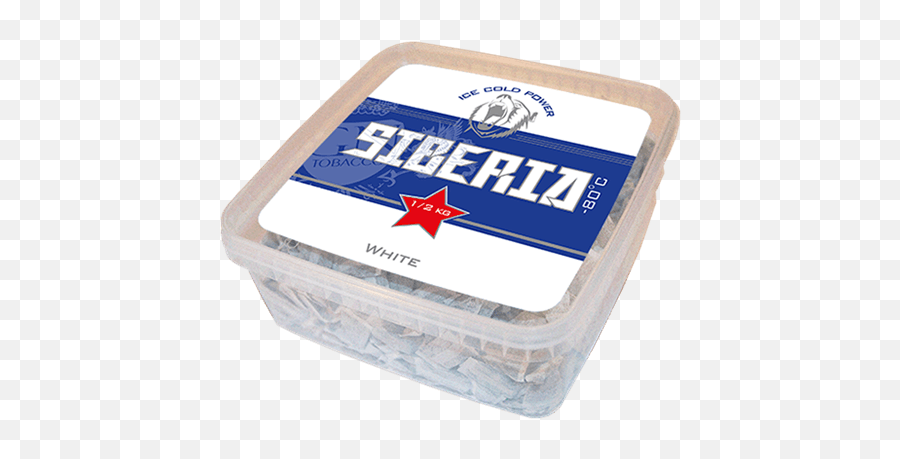 Siberia Blue White Box 05kg - Siberia Snus Blau Emoji,White Box Png