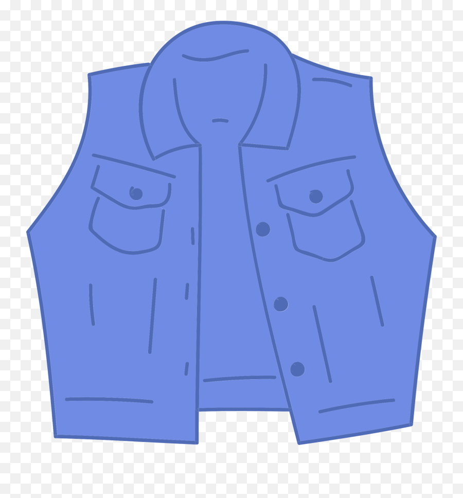 Vest Clipart - Sleeveless Emoji,Vest Clipart