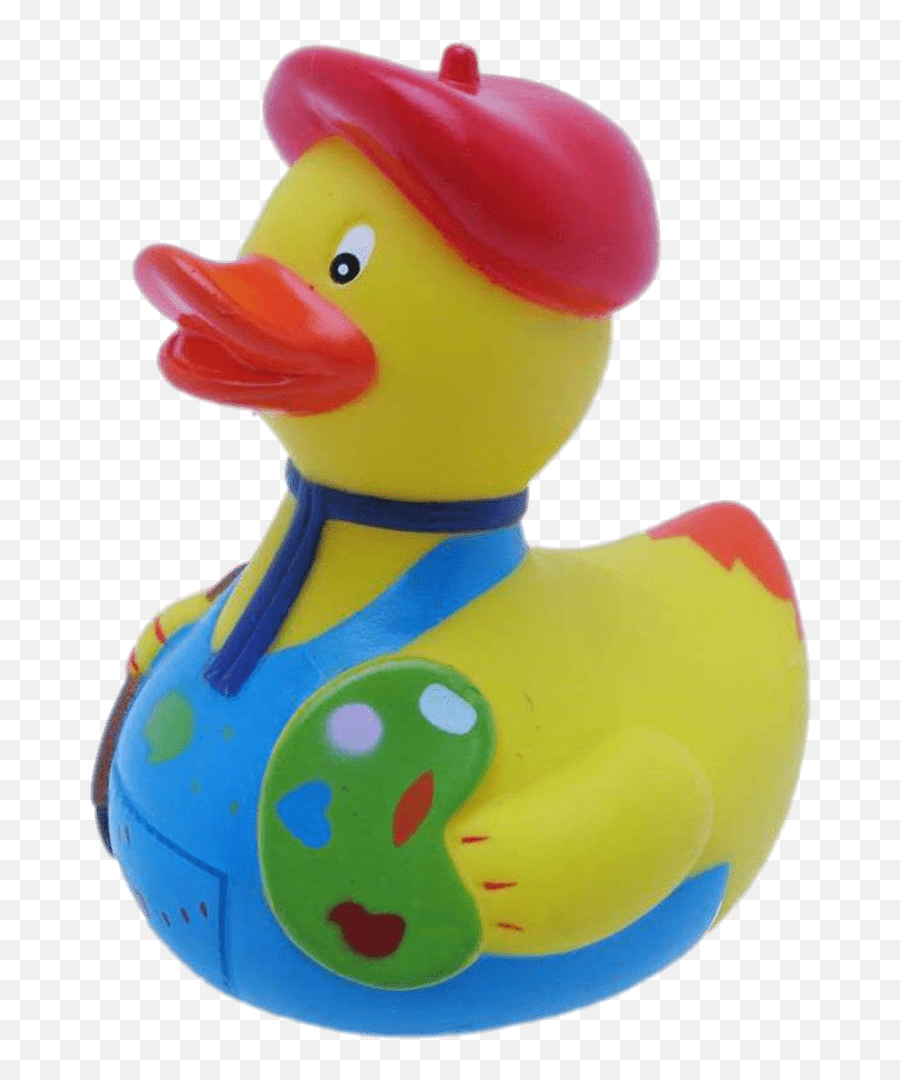 Artist Rubber Duck Transparent Png - Rubber Duck Characters Png Emoji,Rubber Duck Transparent