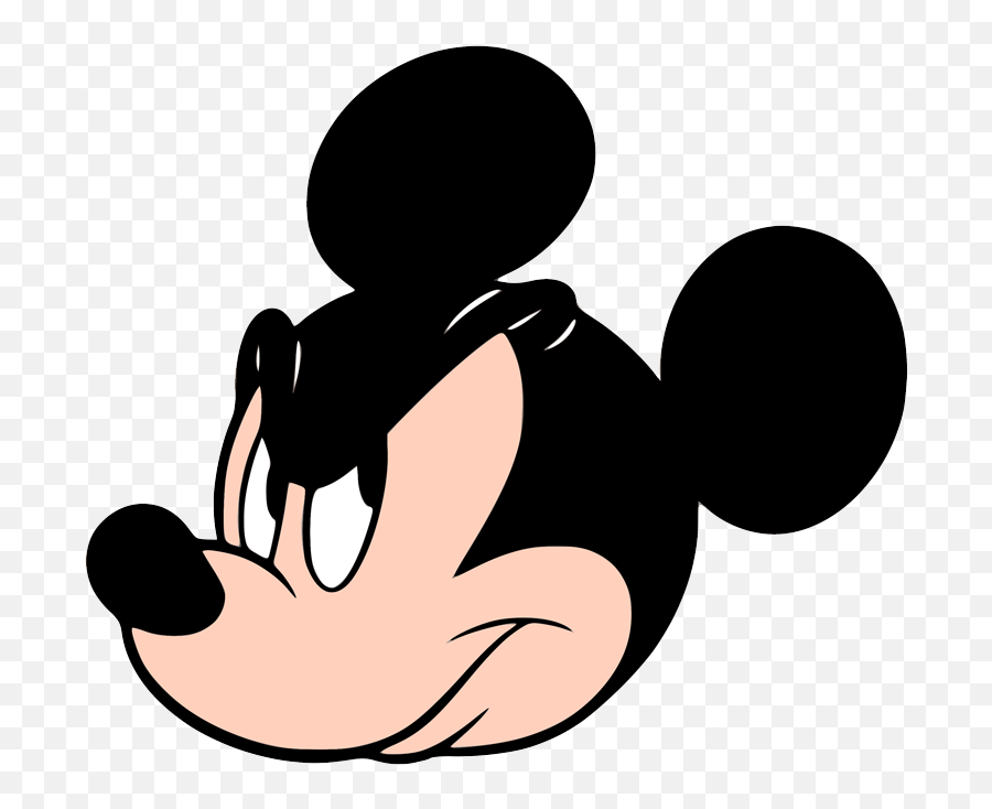 Angry Mickey Mouse Face Clipart - Full Size Clipart Mickey Mouse Mad Face Emoji,Mickey Mouse Face Png