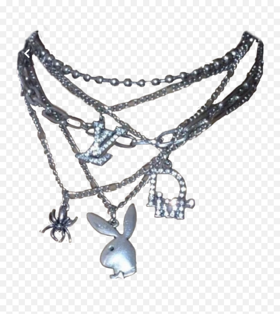 Necklace Chains Egirl 2000s Sticker By Me Biatchhh - Black Outfit E Girk Emoji,Chain Necklace Png