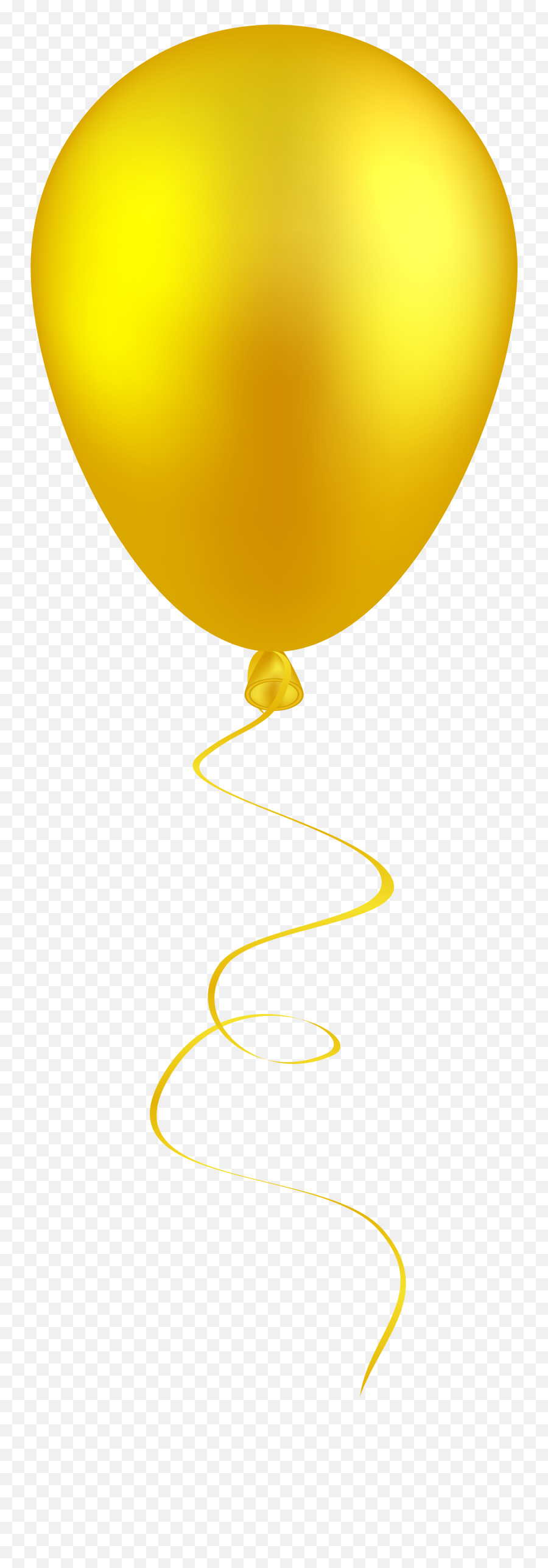 Download Yellow Balloon Png Clip Art Emoji,Balloon Clipart Png