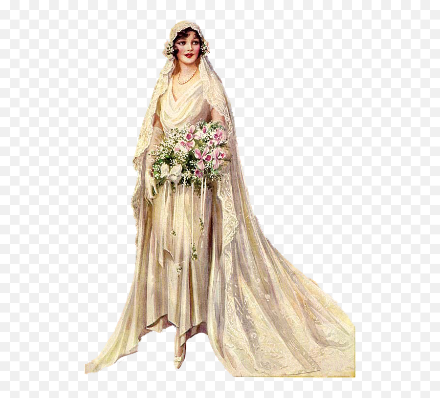 Wedding Dresses Vintage Emoji,Bride Png