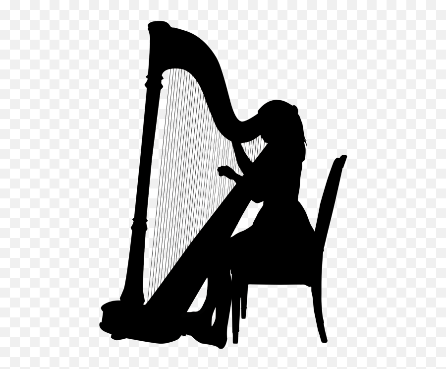 About Eleanor Dunsdon Berkshire Harpist By - Silhouette Emoji,Harp Clipart