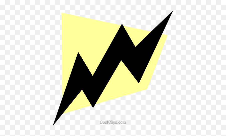 Lightening Bolt Royalty Free Vector Clip Art Illustration Emoji,Bolt Clipart
