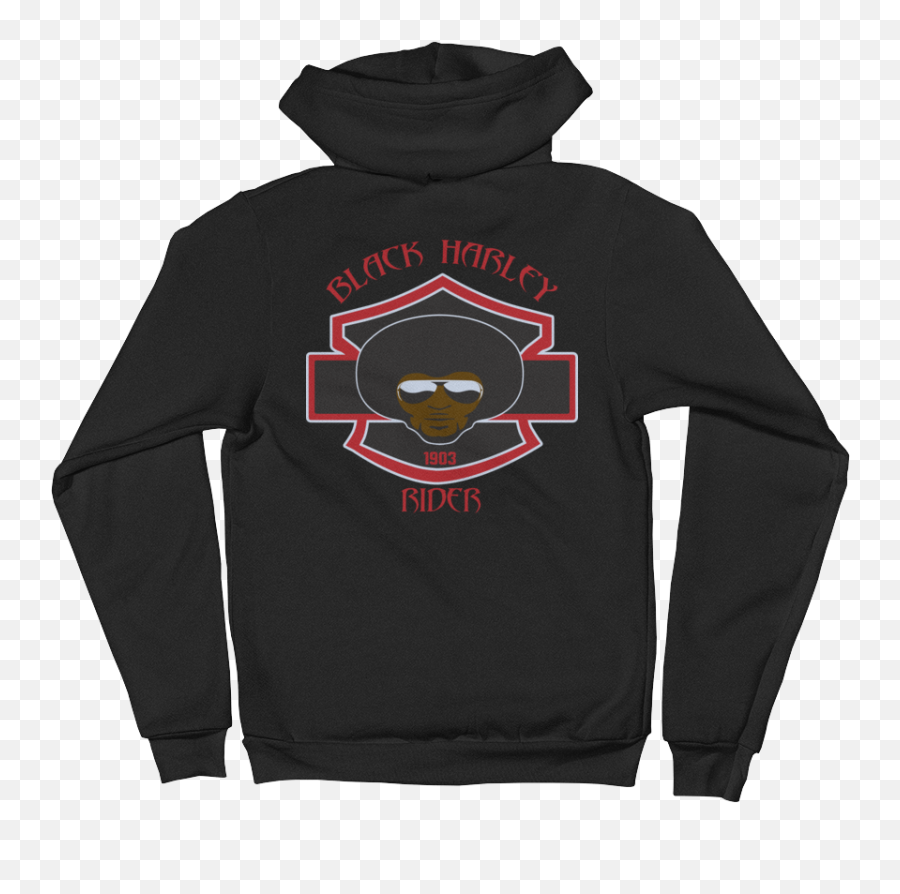 Black Harley Rider Hoodie Sweater U2013 Mojo Motorcycle Clothing Emoji,Lazarbeam Logo